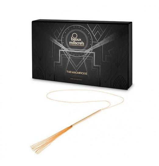 Золотистое ожерелье-плеть Magnifique