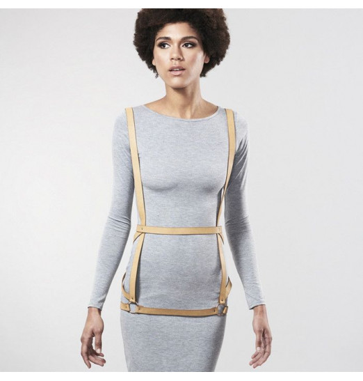 Бежевая упряжь ARROW DRESS HARNESS