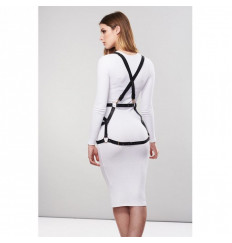 Чёрная упряжь ARROW DRESS HARNESS