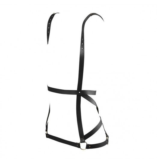 Чёрная упряжь ARROW DRESS HARNESS