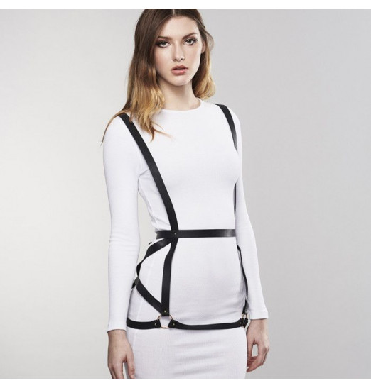 Чёрная упряжь ARROW DRESS HARNESS