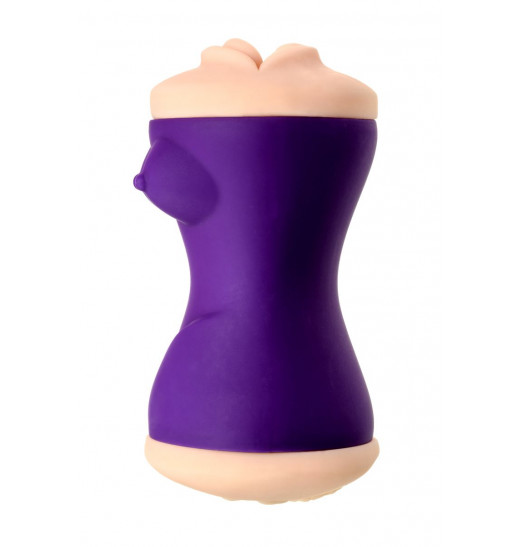 Двухсторонний мастурбатор JOS YARA в фиолетовой колбе