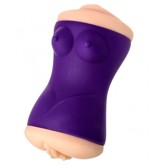 Двухсторонний мастурбатор JOS YARA в фиолетовой колбе