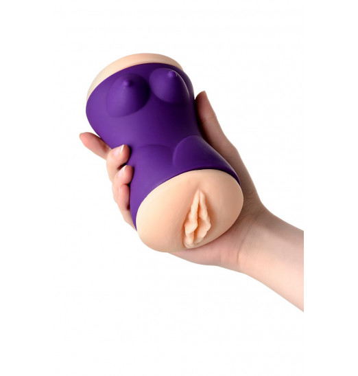 Двухсторонний мастурбатор JOS YARA в фиолетовой колбе