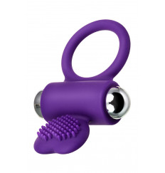 Фиолетовое виброкольцо с ресничками JOS PERY