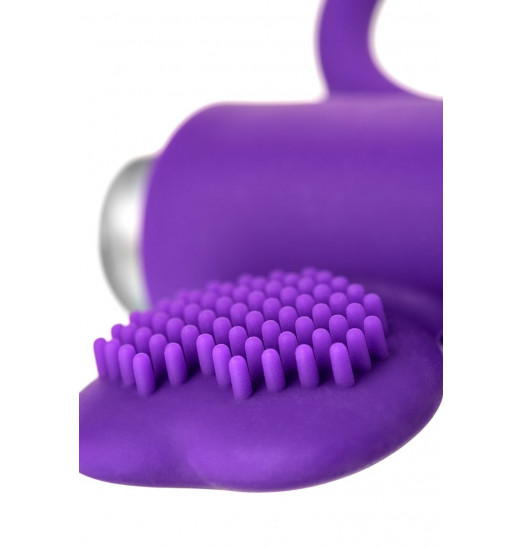 Фиолетовое виброкольцо с ресничками JOS PERY