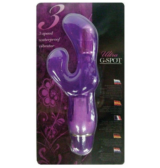 Фиолетовый вибратор для точки G ULTRA G-SPOT - 15 см. Фиолетовый вибратор для точки G ULTRA G-SPOT - 15 см.