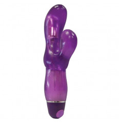 Фиолетовый вибратор для точки G ULTRA G-SPOT - 15 см.