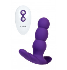 Фиолетовый анальный вибратор Nalone Pearl - 12,5 см.