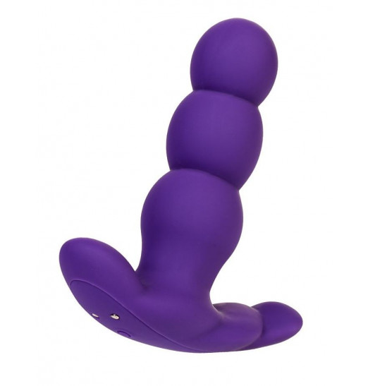 Фиолетовый анальный вибратор Nalone Pearl - 12,5 см.
