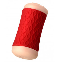 Двухсторонний мастурбатор JOS  NADIN в красном цилиндре