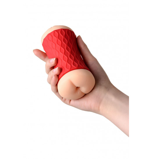 Двухсторонний мастурбатор JOS NADIN в красном цилиндре Двухсторонний мастурбатор JOS NADIN в красном цилиндре