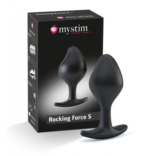 Анальная пробка Rocking Force S для электростимуляции - 9,5 см. Анальная пробка Rocking Force S для электростимуляции - 9,5 см.
