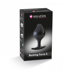 Анальная пробка Rocking Force S для электростимуляции - 9,5 см.