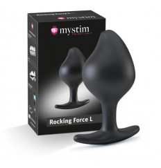 Анальная пробка Rocking Force L для электростимуляции - 10,5 см.