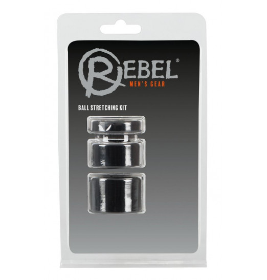 Набор из 3 колец для утяжки мошонки Rebel Ball Stretching Kit