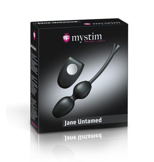 Вагинальные виброшарики с миостимуляцией и пультом ДУ Jane Untamed