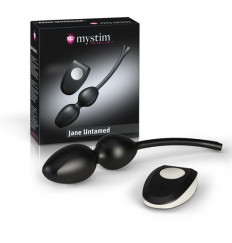 Вагинальные виброшарики с миостимуляцией и пультом ДУ Jane Untamed
