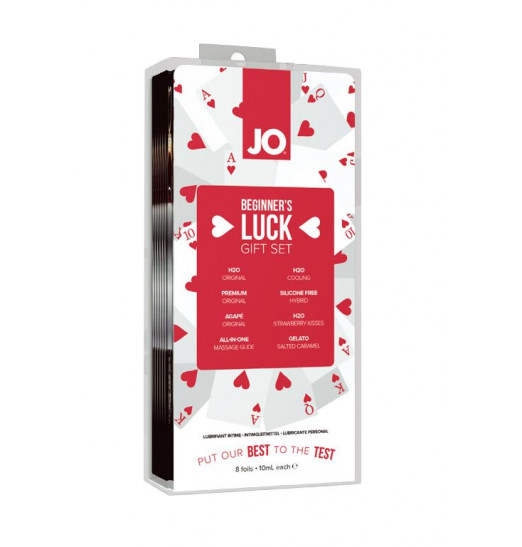 Подарочный набор смазок Beginner’s Luck Kit – 8 саше по 3 мл.