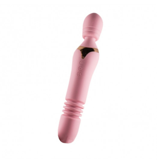 Двусторонний жезловый вибратор Fakel с нагревом - 24 см. Двусторонний жезловый вибратор Fakel с нагревом - 24 см.