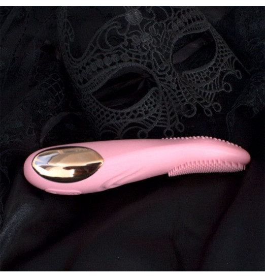 Розовый вибростимулятор Frida с ротацией кончика - 18 см. Розовый вибростимулятор Frida с ротацией кончика - 18 см.