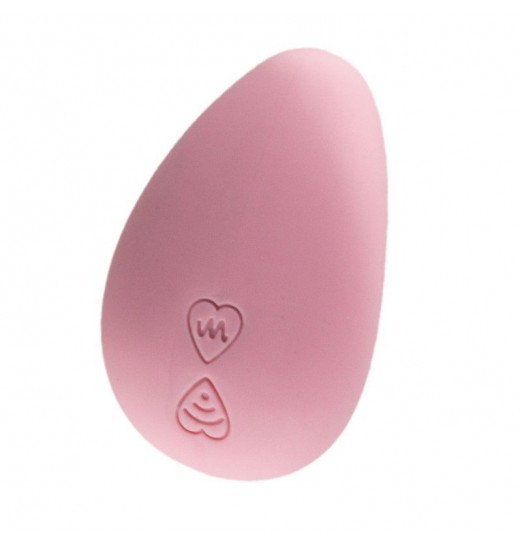 Розовый виброзайчик Eris с вибрирующим пультом ДУ