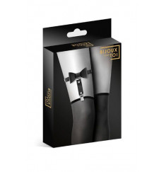 Подвязка с черным бантиком GARTER WITH BOW