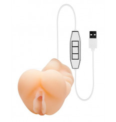 Мастурбатор-вагина JIZZM VIBRATING MASTURBATOR JESSICA с вибрацией