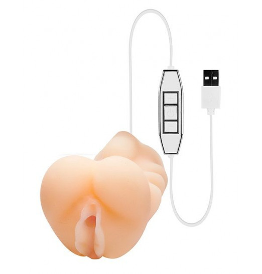 Мастурбатор-вагина JIZZM VIBRATING MASTURBATOR JESSICA с вибрацией