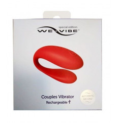 Красный вибратор для пар We-vibe Special Edition