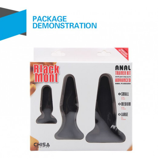 Набор из 3 анальных пробок Anal Traimer Kit