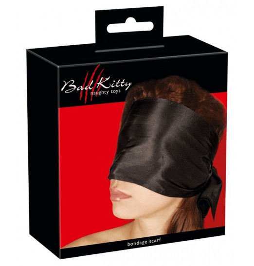 Широкая повязка-шарф на глаза Bad Kitty Bondage Scarf Широкая повязка-шарф на глаза Bad Kitty Bondage Scarf
