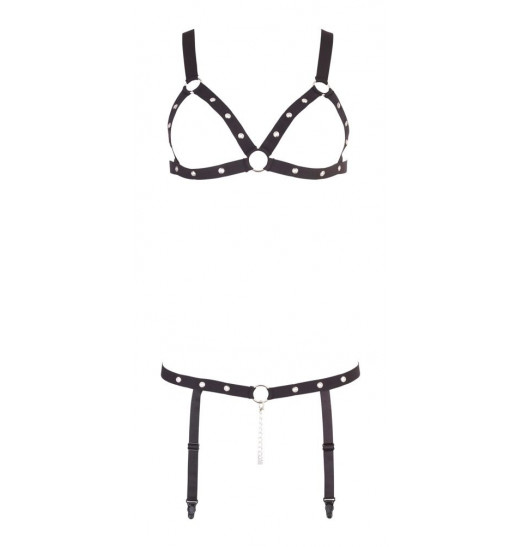 Эластичный откровенный комплект Bad Kitty Strap Bikini