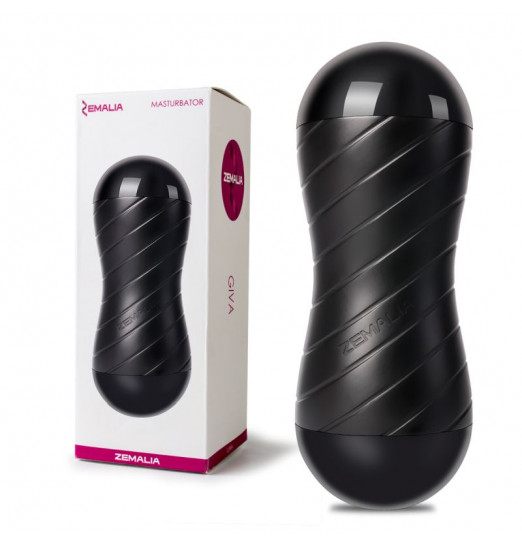 Двусторонний мастурбатор Gina в тубе - вагина и ротик