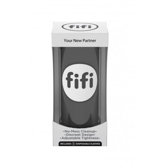 Чёрный нереалистичный мастурбатор FIFI MALE