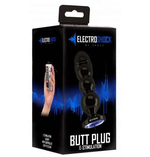 Темно-серая анальная пробка с электростимуляцией Bold Butt Plug - 14,1 см. Темно-серая анальная пробка с электростимуляцией Bold Butt Plug - 14,1 см.