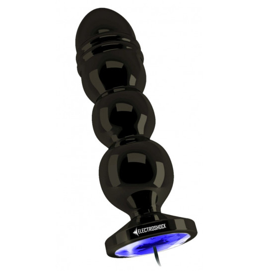 Темно-серая анальная пробка с электростимуляцией Bold Butt Plug - 14,1 см. Темно-серая анальная пробка с электростимуляцией Bold Butt Plug - 14,1 см.