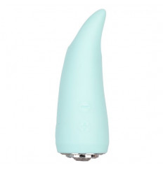 Нежно-голубой вибромассажер для стимуляции клитора Pave Diana