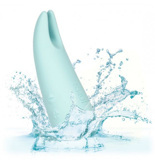 Нежно-голубой вибромассажер для стимуляции клитора Pave Diana