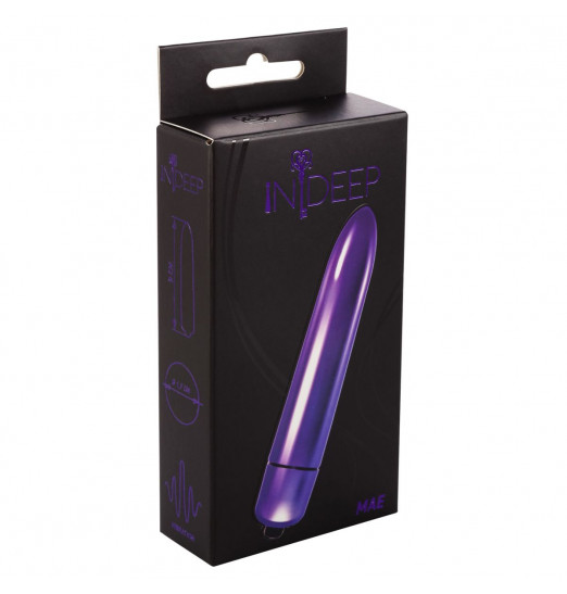 Фиолетовая вибропуля Mae - 9 см. Фиолетовая вибропуля Mae - 9 см.