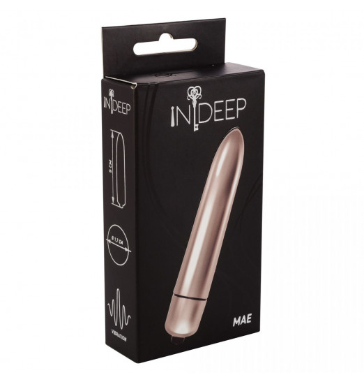 Серебристая вибропуля Mae - 9 см. Серебристая вибропуля Mae - 9 см.