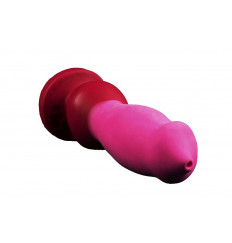 Розово-красный фаллоимитатор  Стаффорд medium  - 24 см.