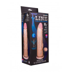 Реалистичный фаллоимитатор на присоске F LINE - 23 см.