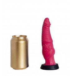 Красный фаллоимитатор  Гиппогриф mini  - 18 см.