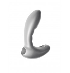 Серый стимулятор простаты с вибрацией Wonder Touch Grey