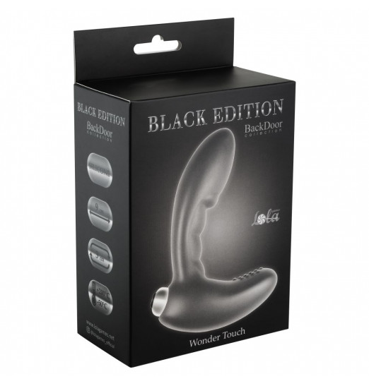 Серый стимулятор простаты с вибрацией Wonder Touch Grey Серый стимулятор простаты с вибрацией Wonder Touch Grey