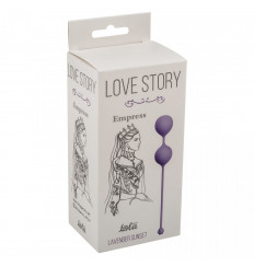 Фиолетовые вагинальные шарики Love Story Empress Lavender Sunset