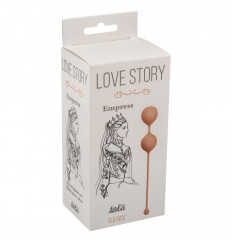 Нежно-розовые вагинальные шарики Love Story Empress Tea Rose