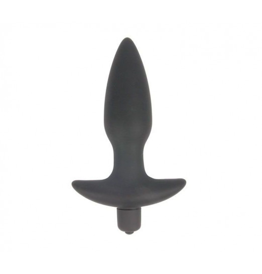Анальная пробка Sex Expert с вибрацией - 10,5 см.