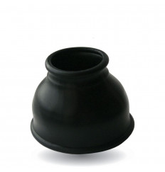 Чёрная силиконовая насадка для помпы - размер L